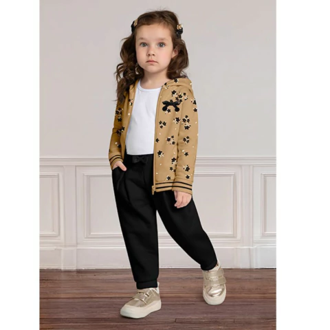 Conjunto Menina Inverno Camurça Milon - comprar online