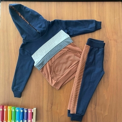 Conjunto Moleton Theodoro - Mababy Kid Store Loja de Roupa, brinquedos educativos, livros sensoriais e acessório infantil. 