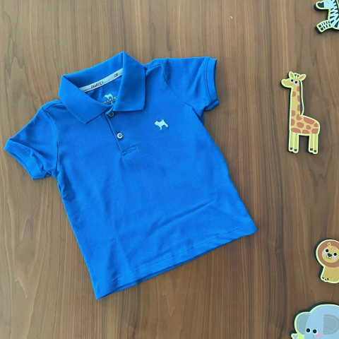 Camisa Polo Pedro - Azul - comprar online