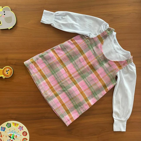 Vestido Xadrez Flanelado Trendy Menina Charpey - comprar online