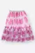 SAIA INFANTIL MENINA TULE ROSA MUNDO CINTI - Arco-íris Divertido Boutique