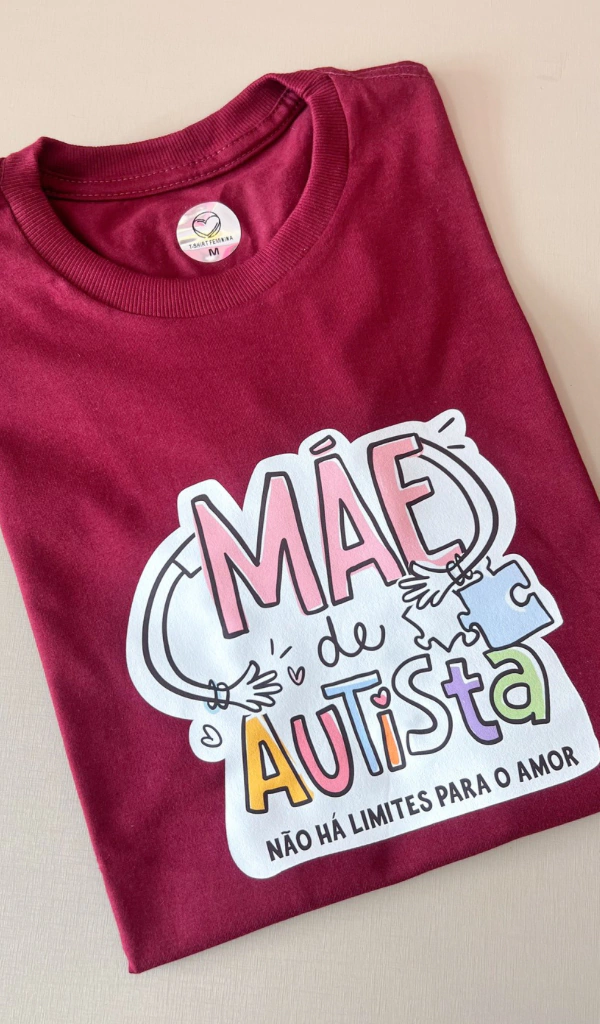 Tshirt Mãe de Autista