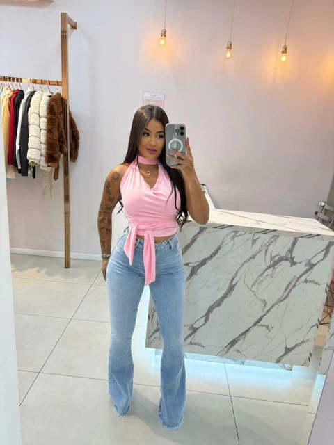 Calça flare - comprar online