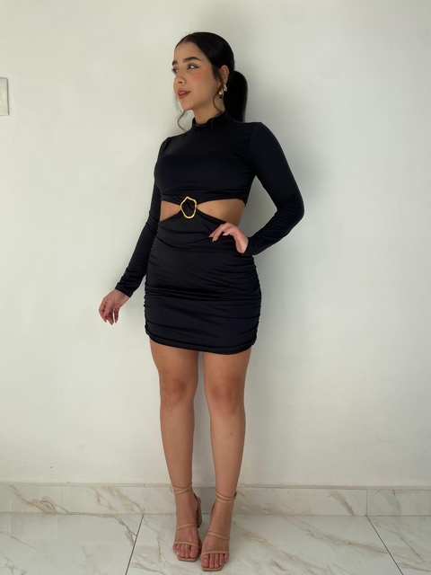VESTIDO ISABEL - preto - comprar online