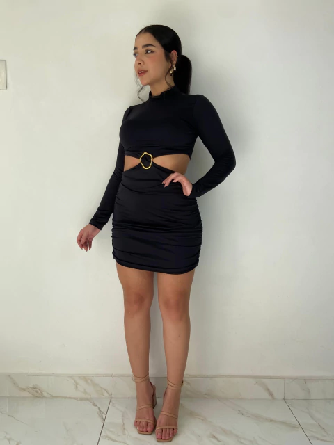 VESTIDO ISABEL - preto - comprar online