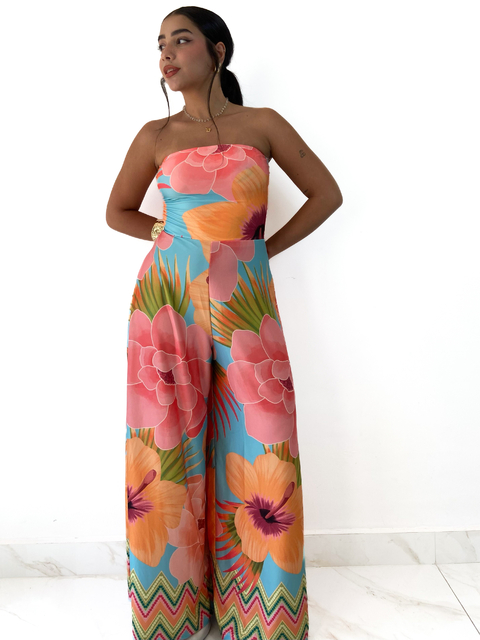 MACACÃO VALENTINA - jardim colorido - comprar online