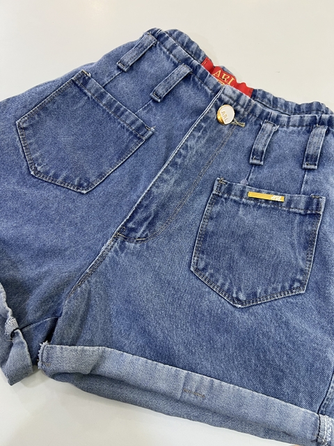 SHORT JEANS BOLSINHO