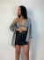 SHORT E SAIA COURO - comprar online