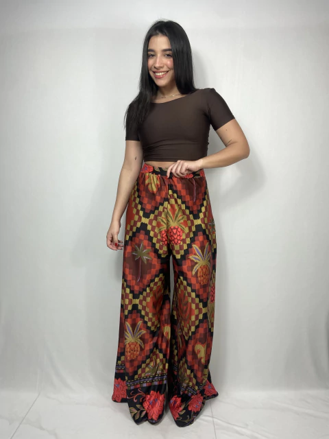 CALÇA PANTALONA BRUNA - Jardim primavera - comprar online