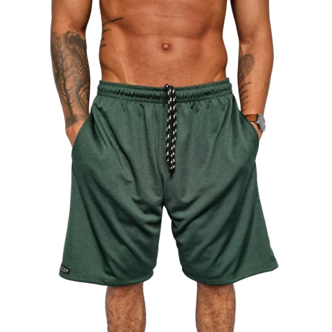 Bermudão Verde Musgo Sport Bodybuilding