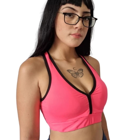 Top Bojo Poliamida Goiaba Liso