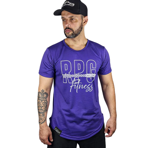 Camiseta Long Roxa Rpg Você Já Venceu