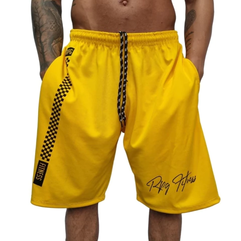Bermudão Amarelo Rpg Fitness Sport Bodybuilding