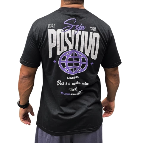 CAMISETA OVERSIZED SEJA POSITIVO - comprar online