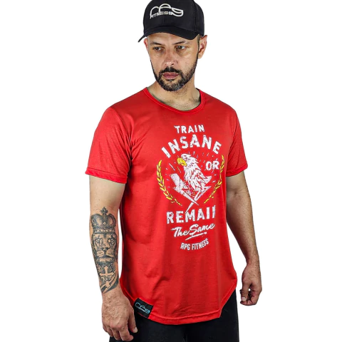 Camiseta Long Vermelho Train Insane