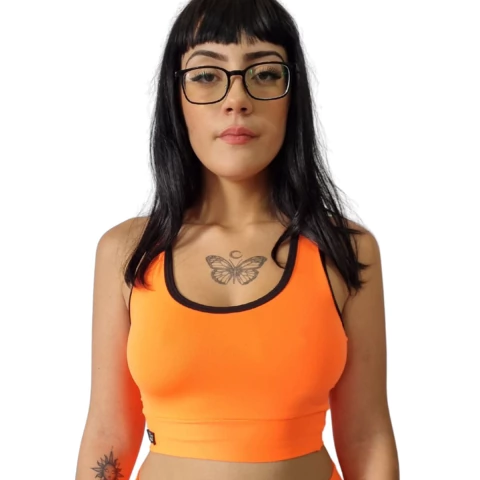 Top Simples Poliamida Liso