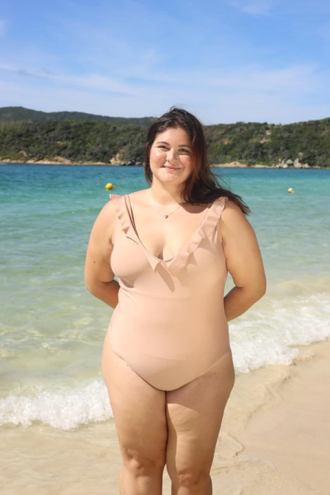 MALLA VEDETINA CON VOLADO CAROL AVELLANA SIN CAMBIO NI DEVOLUCION - comprar online