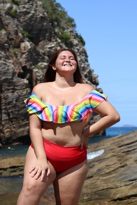 TOP PAISANA RAYAS MULTICOLOR SIN CAMBIO NI DEVOLUCION