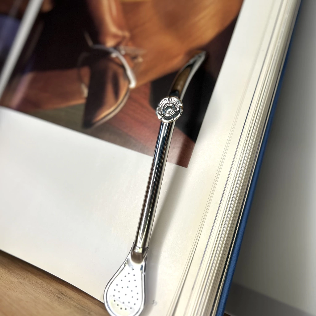 Bombillón con Dije Paleta en Acero