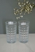 Set X6 vasos de vidrio Rombos 278ml - comprar online