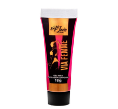 VIA FEMME GEL EXCITANTE FEMININO 15ML SOFT LOVE - comprar online