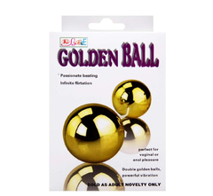 GOLDEN BALL VIBRADOR POMPOAR BAILE SENSUAL LOVE