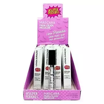 Máscara para Cílios Incolor Super Poderes - 24 Unidades - MLDSP004
