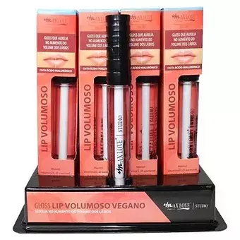 Gloss Lip Volumoso Max Love Incolor Ácido Hialurônico - 32 Unidades - (cópia)