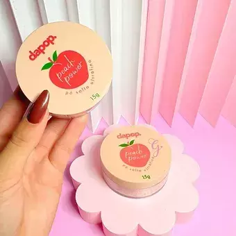 Pó finalizador Pêssego Peach Power Dapop - 12 Unidades - DP2291