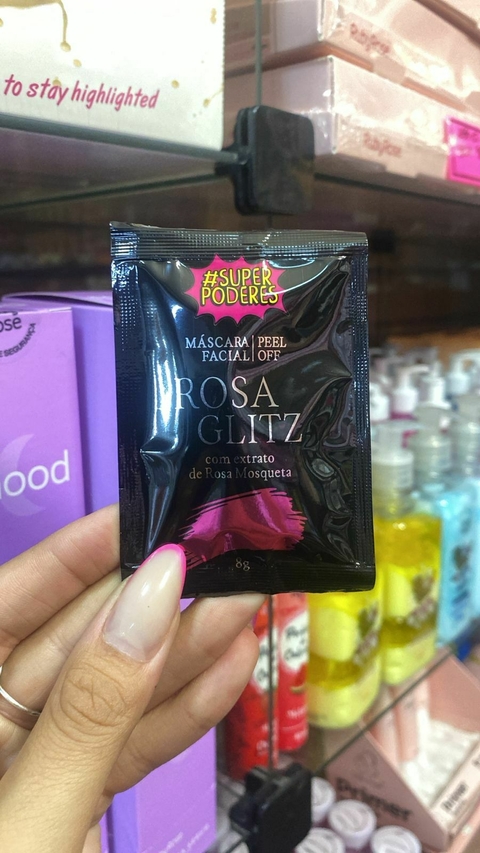 Sache de Máscara Facial Peel Off Rosa Glitz Super Poderes - 60 Unidades - MFSP41 - comprar online