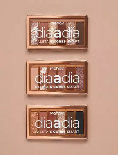Paleta de Sombra - 6 cores - Trio - Mahav - PSD6-MH