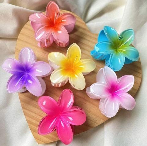 Presilha para Cabelo Flor - 12 Unidades - comprar online