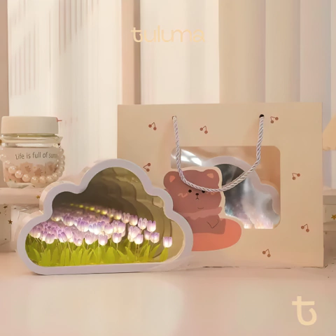 Espejo Nube | Tulipanes Infinitos Tuluma