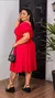 Vestido Viscolinho Pipoca vermelho na internet