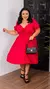 Vestido Viscolinho Pipoca vermelho - comprar online