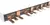 BARRAMENTO FASE 3P 80A 57 POLOS EASY9 STECK EZ9X33357 - comprar online