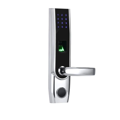 Cerradura inteligente ZKTeco TL400B-RIGHT de apertura derecha con huella, teclado, tarjeta y Bluetooth