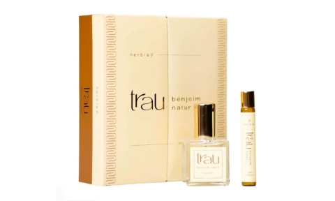 Perfume Trau Benjoim Natur 50ml + Rollon 10ml