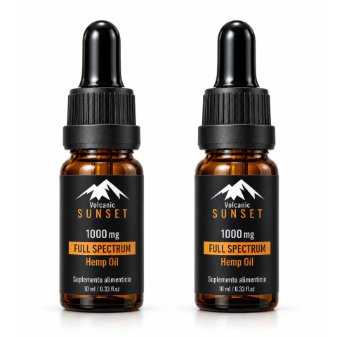Aceite Sublingual de C B D 1000mg | 10ml | Pack 2 Unidades