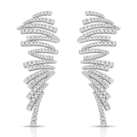 Brinco Zig Zag Cravejado