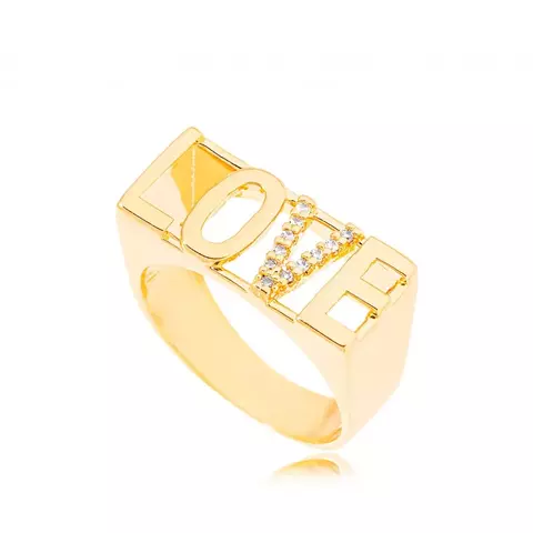 Anel Love com Cravação