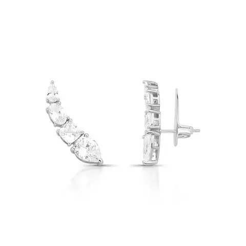 Brinco Ear Cuff com Lapidações Diversas - comprar online