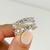 Anillo doble linea zirconias colores en internet