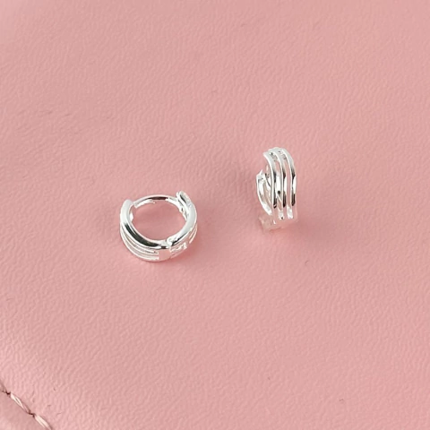 Aros con diseño de 3 lineas - comprar online