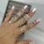 Pack 16 Anillos Bañados en Plata