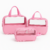 Kit 3 Necessaires Femininas Transparente Premium Para Viagem - Pikuka | Mochila infantil com os melhores preços!