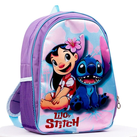 Mochila Infantil Feminina Grande Escolar Criança Estampa Fofa – Lilo & Stitch