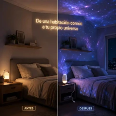 Proyector de galaxias y estrellas con USB en internet