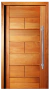 Kit Porta de Abrir Madeira Maciça FRANÇA MAPAF