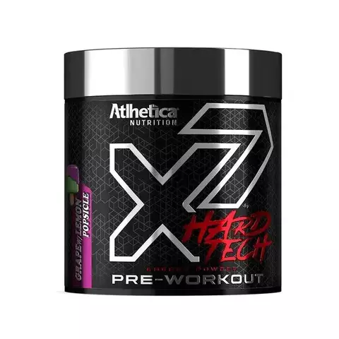Pré-treino X7 Hard Tech sabor Grape Lemon Popsicle Atlhetica 200g - comprar online